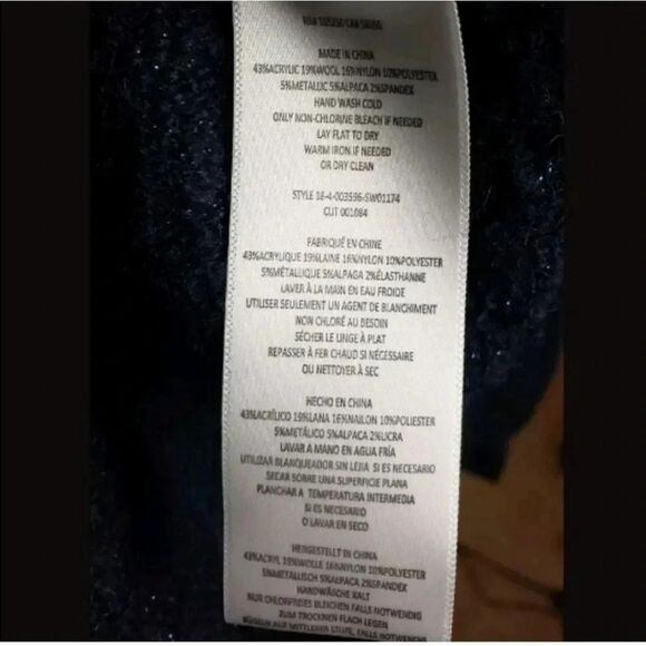 Joie Metallic Crewneck Sweater M - Picture 5 of 5